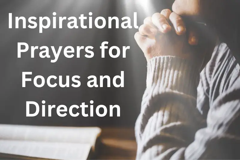 Prayer for Focus and Direction