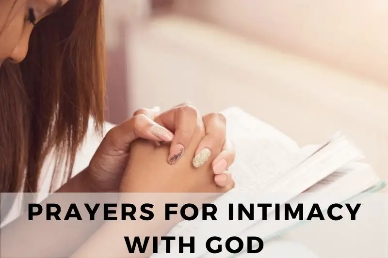 Prayers for Intimacy with God