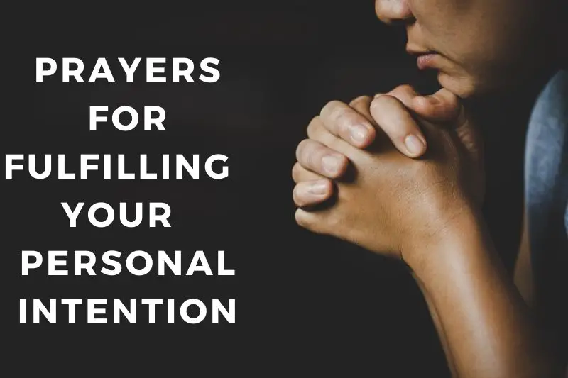 Prayers for Personal Intention