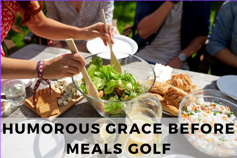 Humorous Grace Before Meals Golf
