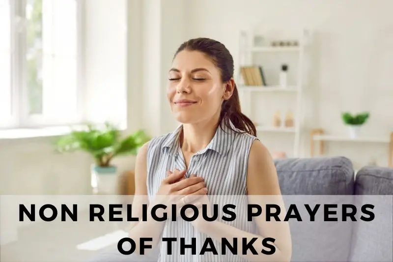 Non Religious Prayers Of Thanks