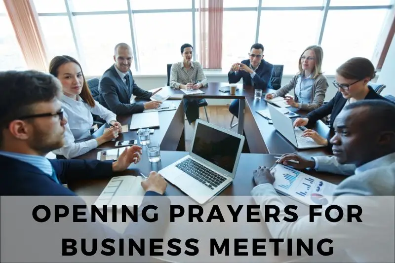 Opening Prayer For Business Meeting