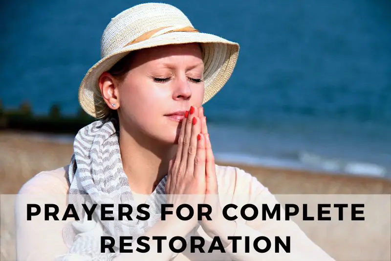 Prayer For Complete Restoration