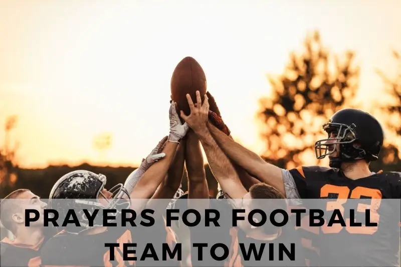 Prayer for Football Team to Win