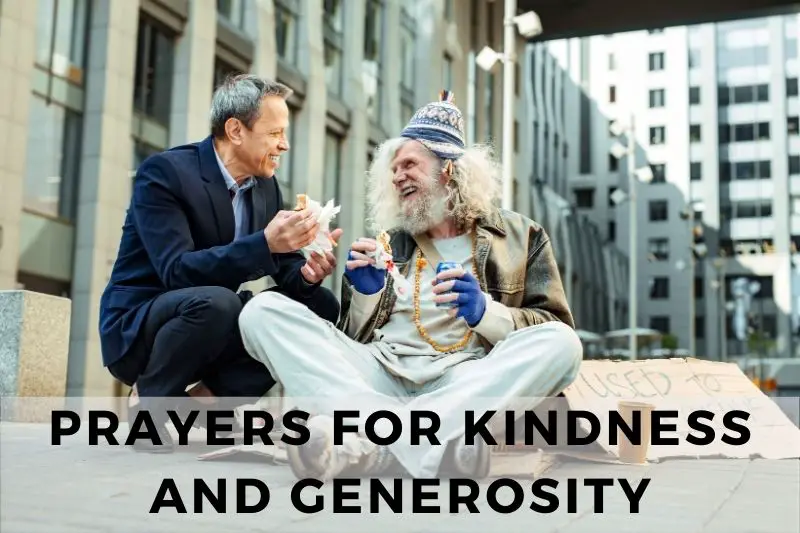 Prayer For Kindness And Generosity