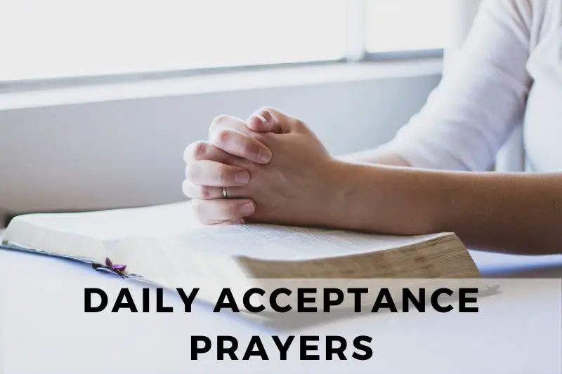 Daily Acceptance Prayer