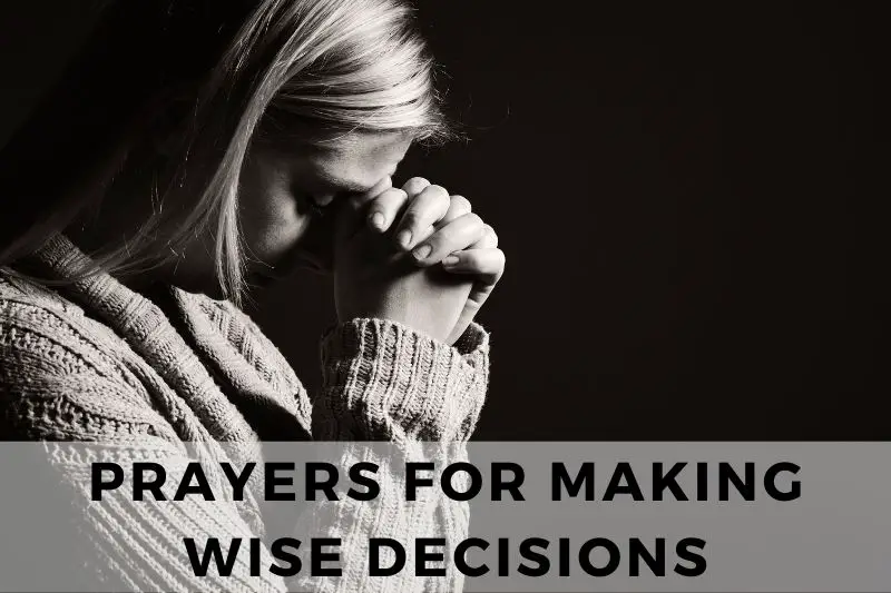 Prayer for Making Wise Decisions