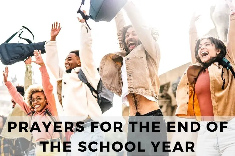 Prayer for the End of the School Year