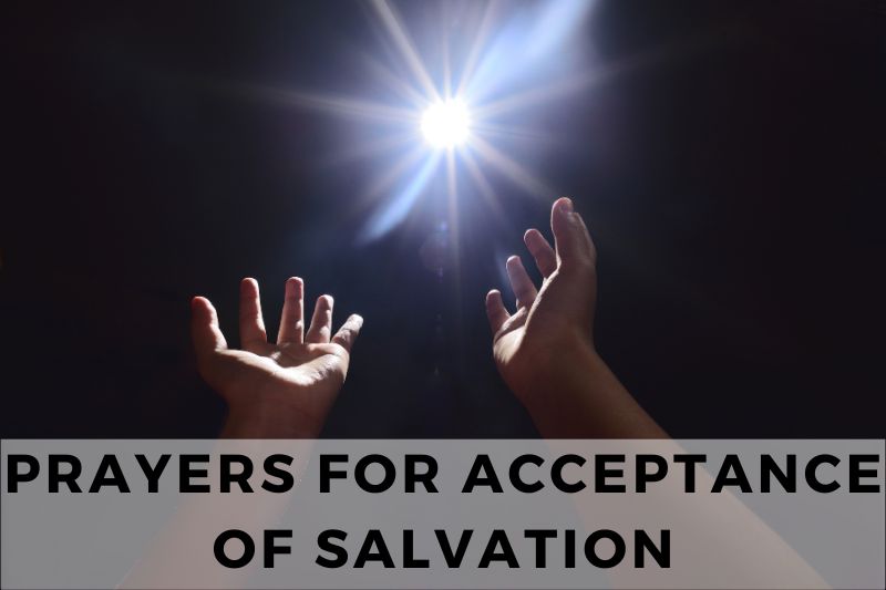 Prayer of Acceptance Salvation