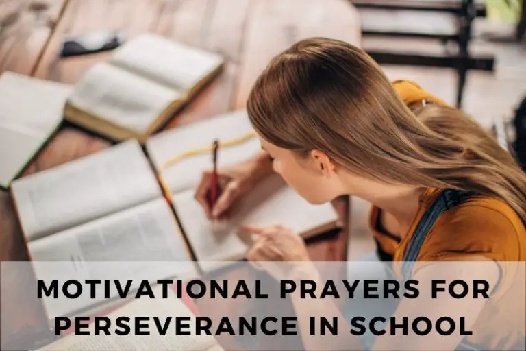 25 Motivational Prayers for Perseverance in School
