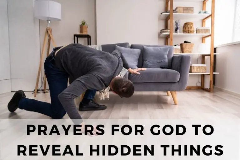 15 Potent Prayers for God to Reveal Hidden Things