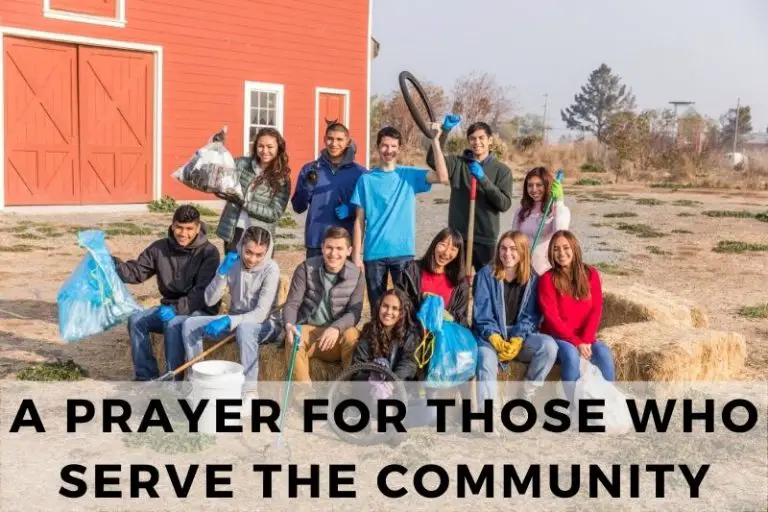 21 Grateful Prayers for Those Who Serve the Community