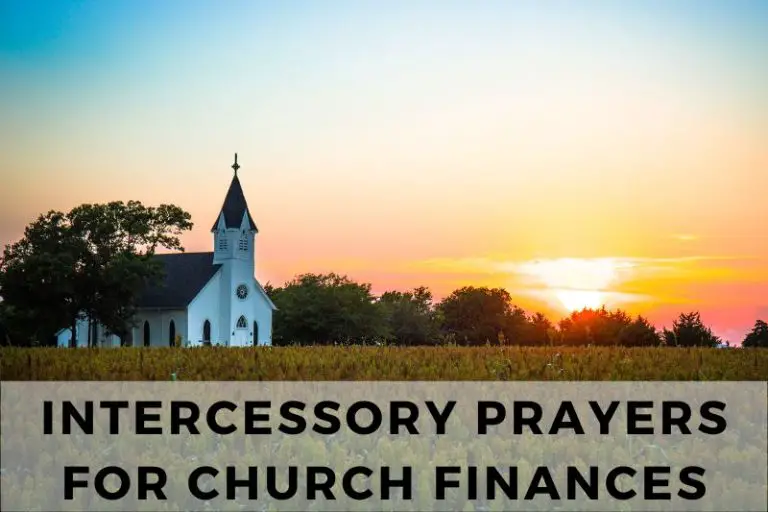 25 Intercessory Prayers for Church Finances