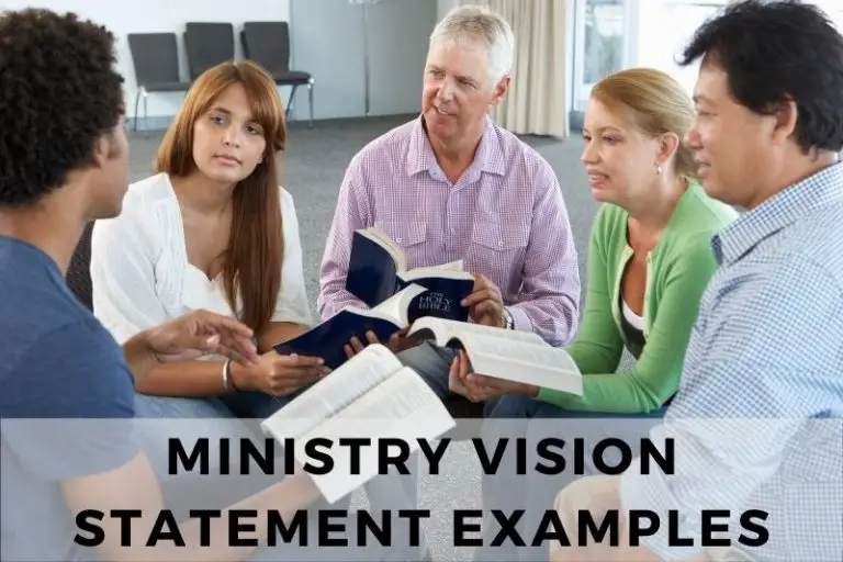 Ministry Vision Statement Examples