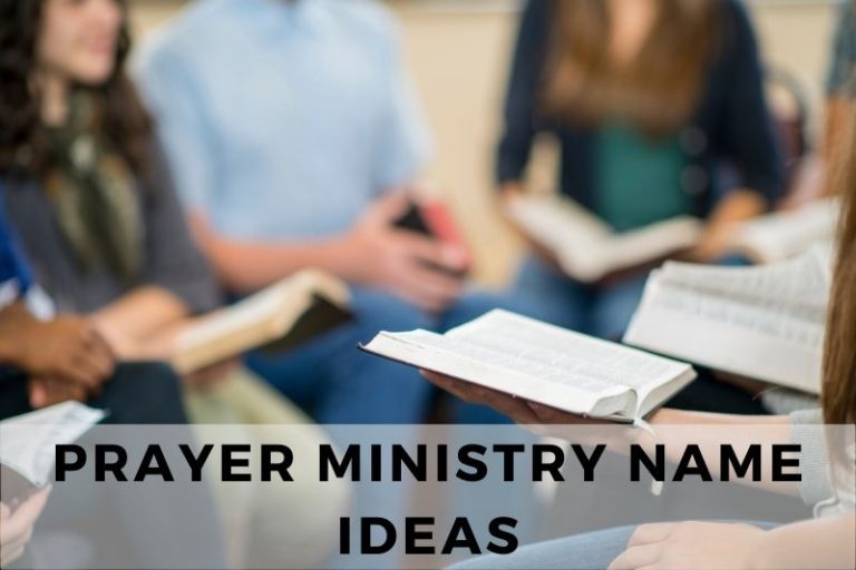 Prayer Ministry Name Ideas