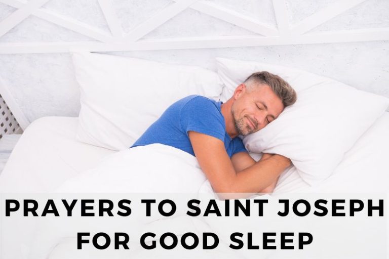 10 Peaceful Prayers to Saint Joseph for Good Sleep