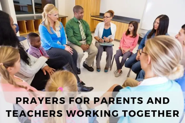 10 Prayers for Parents and Teachers Working Together