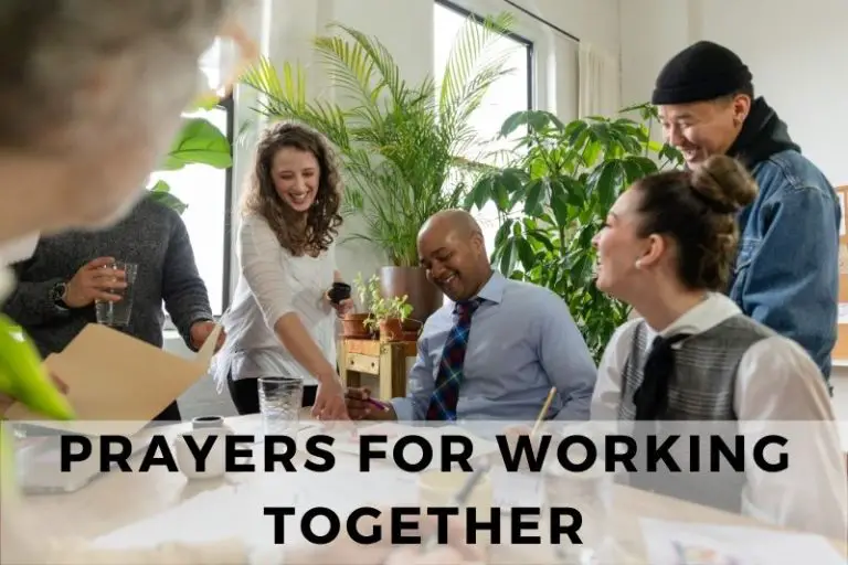 25 Collaborative Prayers for Working Together as a Team