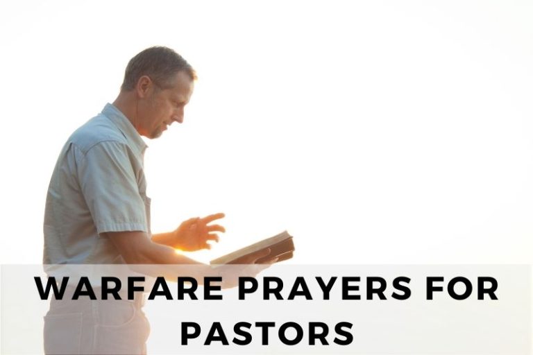 25 Protective Warfare Prayers for Pastors