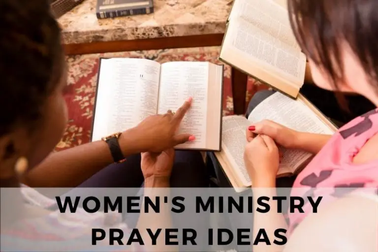 Women's Ministry Prayer Ideas