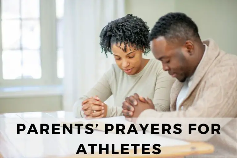 Parents Prayer For Athletes