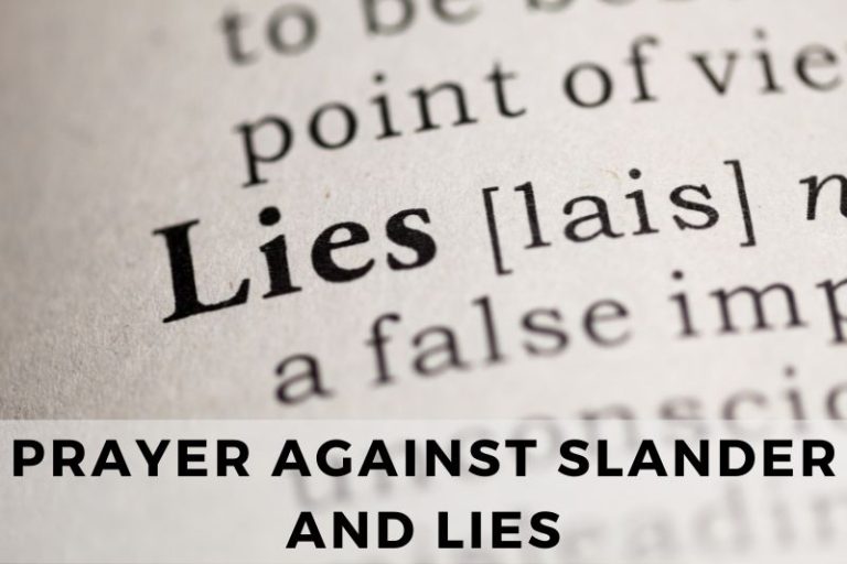 21 Strengthening Prayers Against Slander and Lies