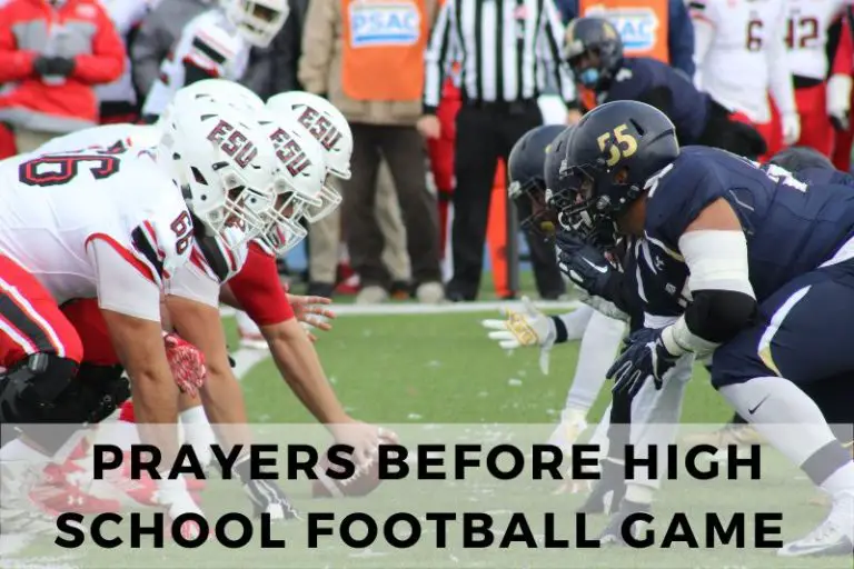 15 Motivating Prayers Before a High School Football Game