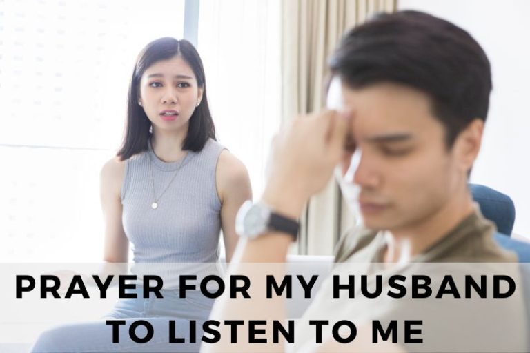 25 Guiding Prayers for My Husband to Listen to Me