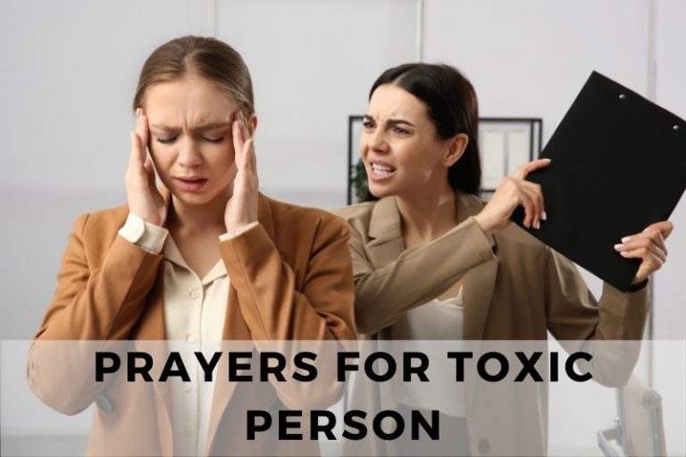Prayer For Toxic Person