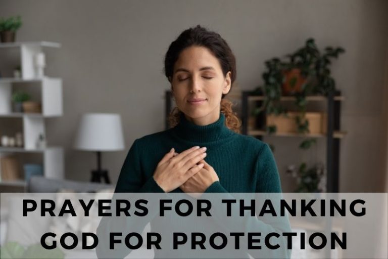 Prayer for Thanking God for Protection