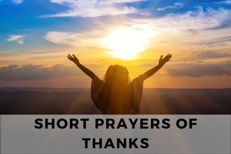 Short Prayers of Thanks