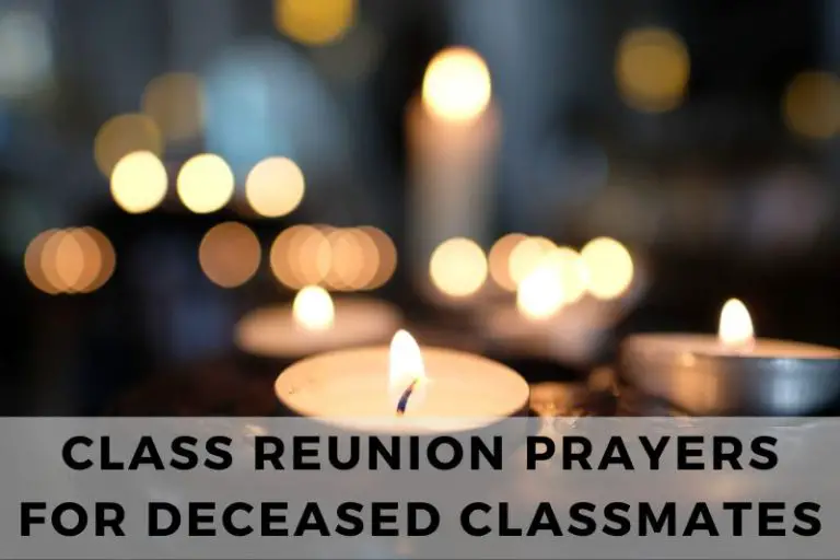 15 Heartfelt Class Reunion Prayers for Deceased Classmates