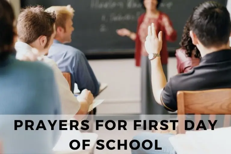 25 Comforting Prayers for First Day of School