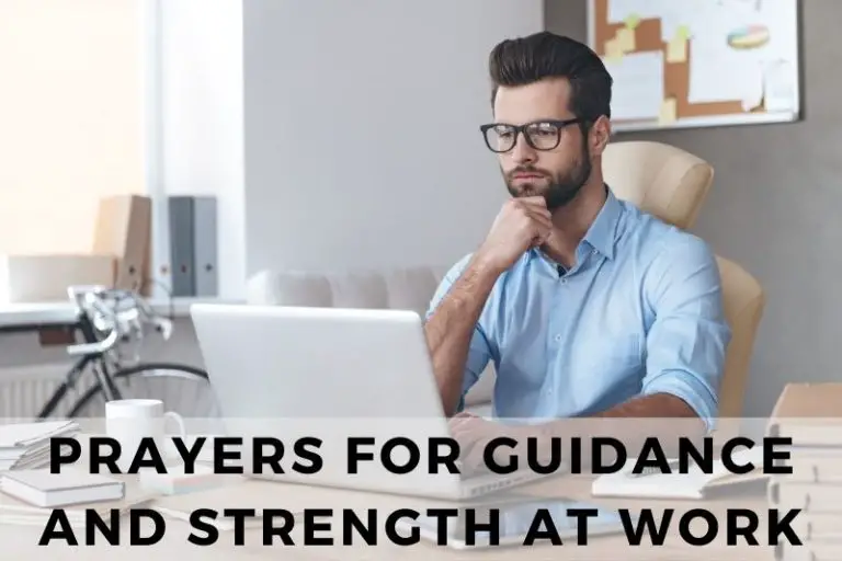 21 Motivational Prayers for Guidance and Strength at Work - Strength in ...