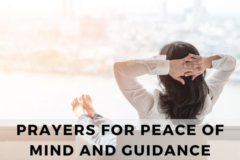 35 Comforting Prayers for Peace of Mind and Guidance