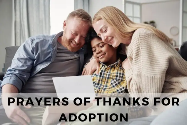 Prayer of Thanks For Adoption