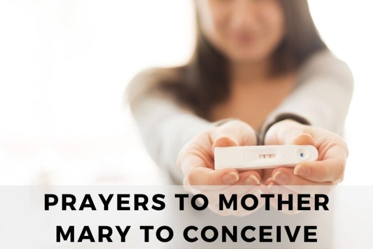 Prayer to Mother Mary to Conceive