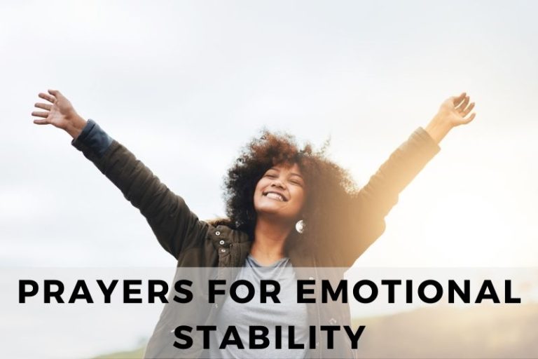25 Grounding Prayers for Emotional Stability