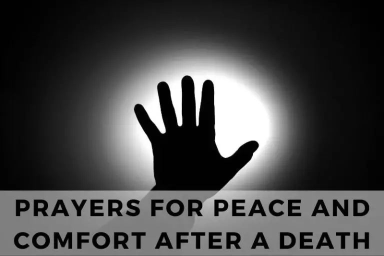 25 Healing Prayers for Peace and Comfort After a Death