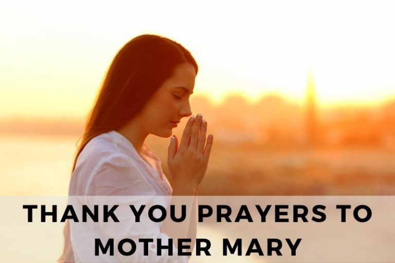 Thank You Prayer Mother Mary