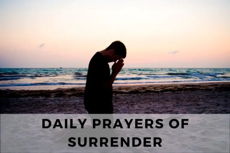 Daily Prayer of Surrender