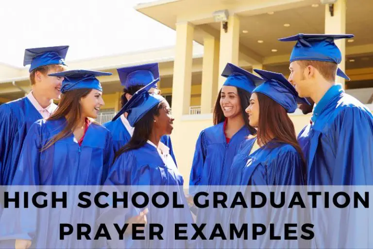 High School Graduation Prayer Examples