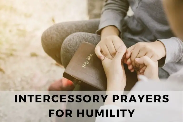 Intercessory Prayer for Humility