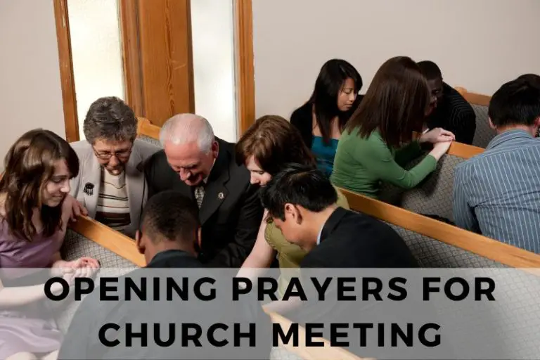 Opening Prayer for Church Meeting