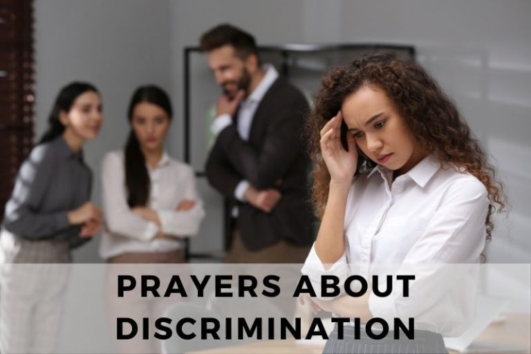 Prayer About Discrimination
