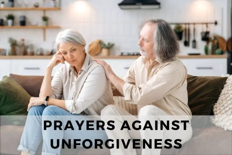 Prayer Against Unforgiveness