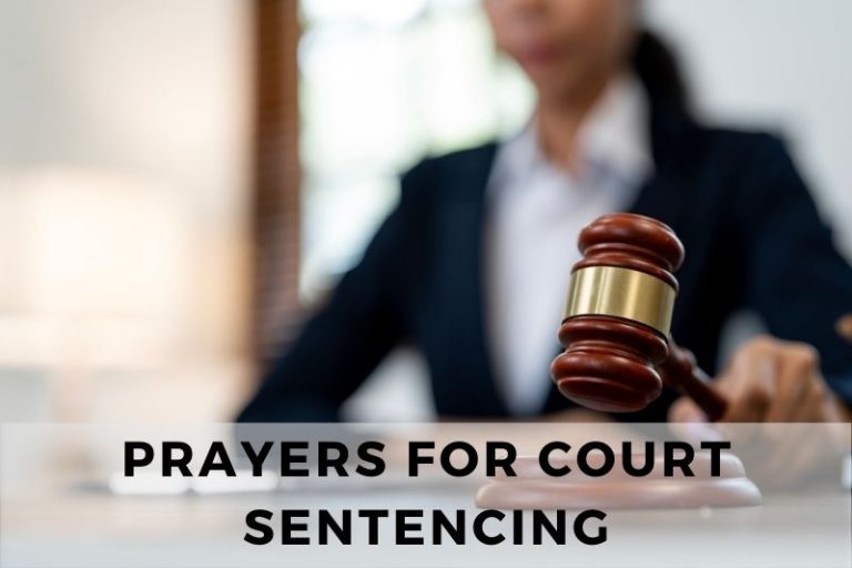Prayer for Court Sentencing