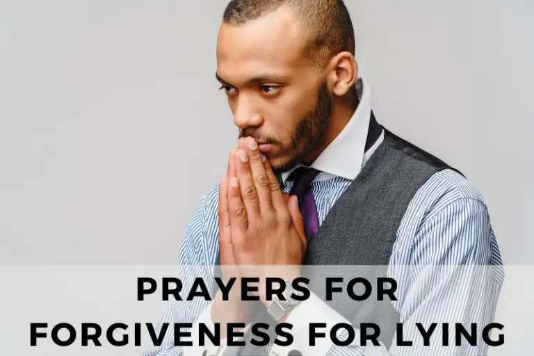 Prayer for Forgiveness for Lying