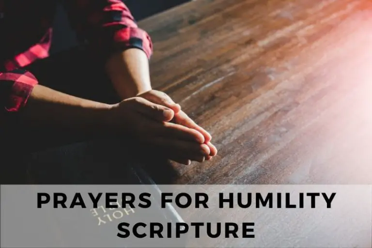 Prayer for Humility Scripture