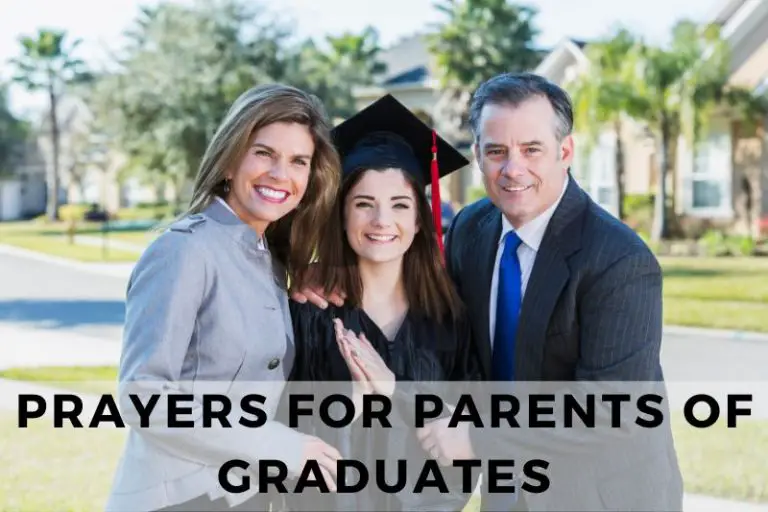 Prayer for Parents of Graduates